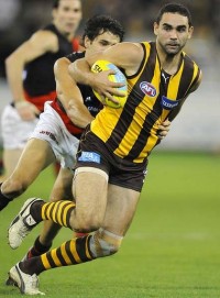 Shaun Burgoyne Strapped Knee